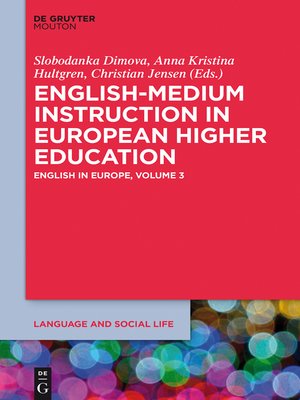 cover image of English-Medium Instruction in European Higher Education